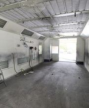 Exterior of Spray Paint Booth