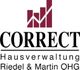 CORRECT Hausverwaltung Riedel & Martin oHG