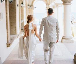 Couple walking