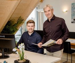 Marc und Rudolf Kraus, Geschäftsführer von Wohnbau Kraus