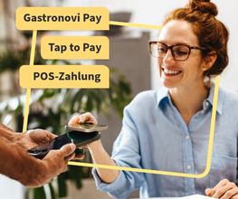 Kontaktlos, sicher, smart: Mit Gastronovi Pay wird Bezahlen am POS zum Erlebnis – Tap to Pay inklusive. So geht moderne Gastronomie.