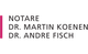 Koenen Martin Dr., Fisch Andre Dr.