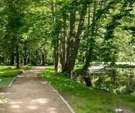 Die Hauptwege im Park sind sehr gut begehbar.