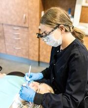 Alyssa making those teeth shine