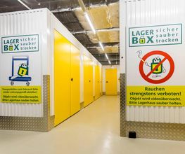 Lagerräume am Standort von LAGERBOX in Krefeld