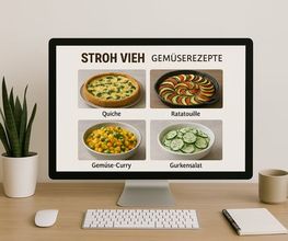 Stroh Vieh Bild 3