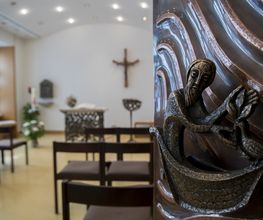 Blick in die Krankenhauskapelle