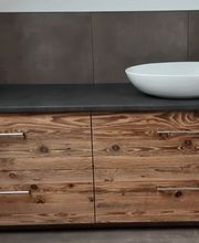 Waschtischmöbel; Altholzmöbel; Möbel auf Mass
Gfeller Holz