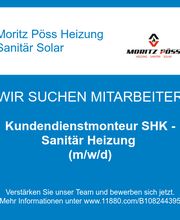 Kundendienstmonteur SHK - Sanitär Heizung (m/w/d)