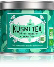 Thé vert menthe concombre bio