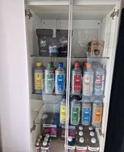 Vitrine mit Dünger