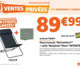 Ventes privées du 20/02 au 05/03