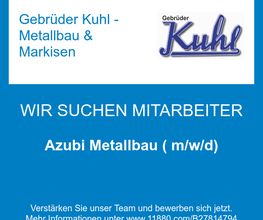 Azubi Metallbau ( m/w/d)