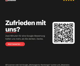 Zufrieden mit uns? Zwei Minuten für eine Google-Bewertung
