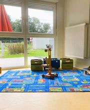 FRÖBEL-Kindergarten Dobbheide, Bremen. Innenansicht im Interimsbau, © 2023 FRÖBEL e.V. Alle Rechte vorbehalten