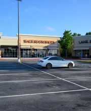 Parking Lot Entrance with Signage