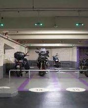 zone motos du parking Hôtel de Ville à Paris