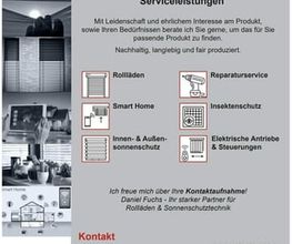 Rollladen & Sonnenschutztechnik me. Daniel Fuchs Bild 1