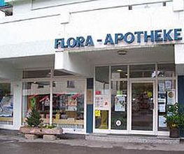 Aussenansicht der Flora-Apotheke
