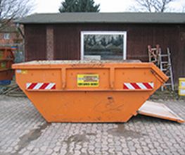 Container 7cbm mit Ladeklappe auch ohne Ladeklappe