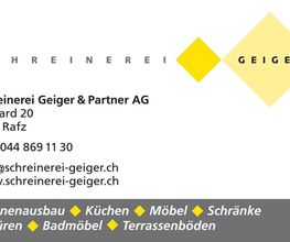 Schreinerei Geiger & Partner AG Bild 1