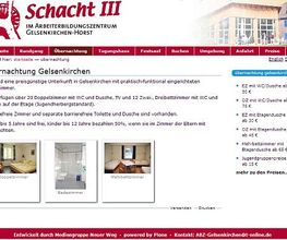 Tagungs- und Gästehaus Schacht3 - Übernachtung, Zimmer