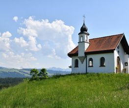 Ökumenische Hubertuskapelle in Scheidegg im Allgäu
Foto: David Knipping