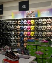 Shot of Popular Brand Section (I.e. Croc Shoe Wall)