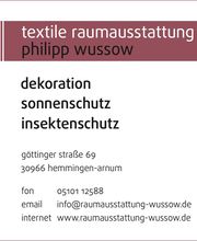 textile Raumausstattung Philipp Wussow Bild 1