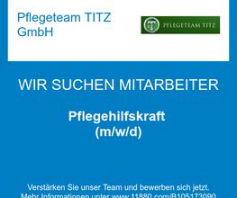 Pflegehilfskraft (m/w/d)