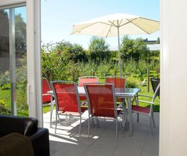 Terrasse der Ferienwohnung "Elstar"