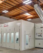 Exterior of Spray Paint Booth