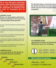 Das ist unser Flyer. Diesen können Sie jederzeit anfordern.