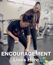 personal training with encouragement- West Coast Fitness