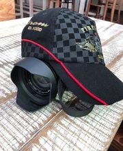 Textilbedruckung von Racing Caps