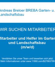 Mitarbeiter und Helfer im Garten- und Landschaftsbau (m/w/d)