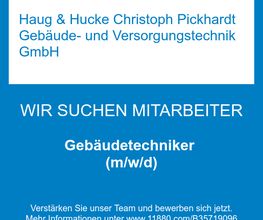 Gebäudetechniker (m/w/d)
