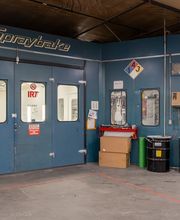 Exterior of Spray Paint Booth
