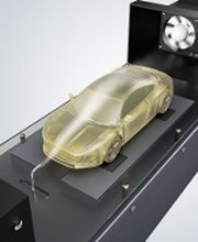 Windkanalprüfung anhand eines 3D-Druck Modells