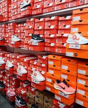 Athletic Shoes Section of Store