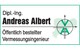Andreas Albert, Öffentlich bestellter Vermessungsingenieur