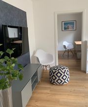 Sanierung einer 2-Zimmer Wohnung in Stuttgart mit Blick auf das Arbeitszimmer