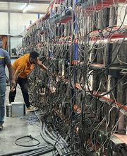 ASIC Miner Mining Farm Aircooled Oman Rack