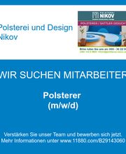 Polsterer (m/w/d)