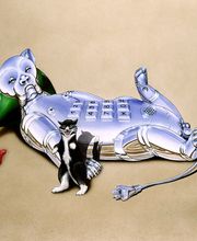 Illustration, Hund und Katz