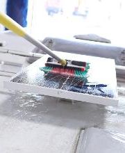 Auch sensible Wohnmobil-Dachaufbauten werden sanft gereinigt. 