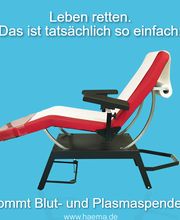 Haema Blutspendezentrum Berlin-Charlottenburg
Wilmersdorfer Straße 54 | 10627 Berlin | Fon 030 688 383 620
