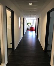 Flur im Support-Bereich