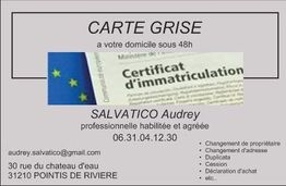 A.S Services Carte Grise