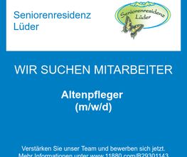 Altenpfleger (m/w/d)